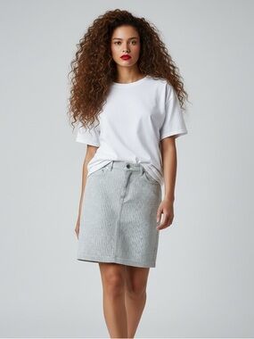 Vintage Jones New York Railroad Stripe Pencil Skirt - Size 14